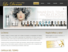 Tablet Screenshot of esteticaladonna.com